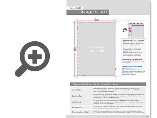 Product Bild hochwertige_backlightfolie_laminiert_+_xfilm_(selbstklebend)__4_0-farbig_bedruckt__din_a3