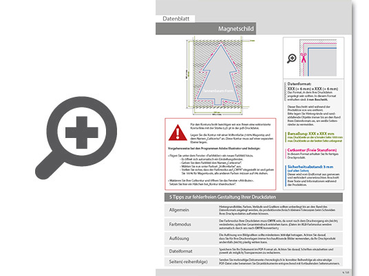 Product Bild hochwertiges_magnetschild_in_tannenbaum-form