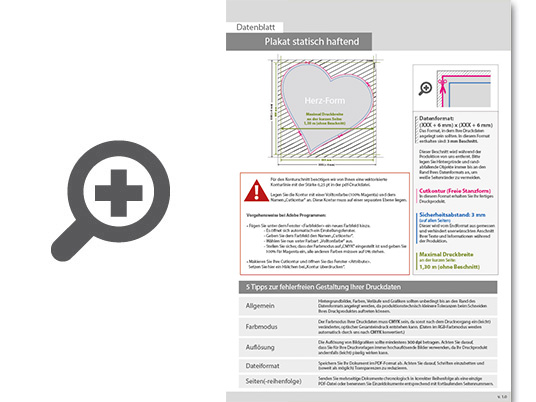 Product Bild plakat_statisch_haftend_4_0_farbig_bedruckt_in_herz-form_konturgeschnitten